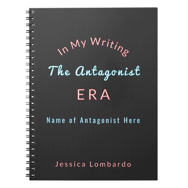 Cuaderno Escritor personalizado (Frente)