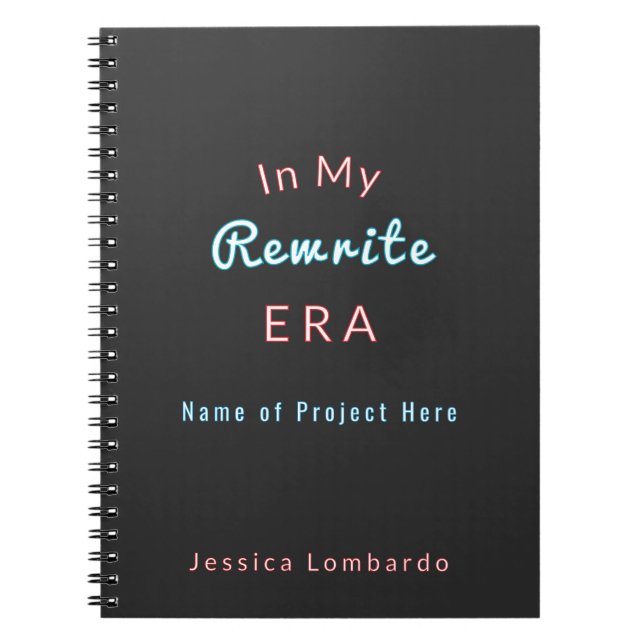 Cuaderno Escritor personalizado (Frente)