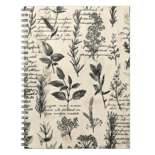 Cuaderno Escritores Botánicos Vintage