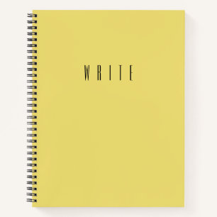 Cuaderno Escritura amarilla