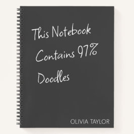 Cuaderno Escritura Creativa Personalizada Humor Dibujo Dive