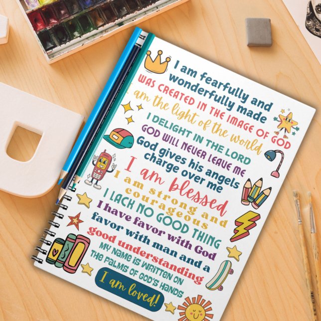 Cuaderno Escritura de afirmación positiva para niños (Subido por el creador)