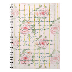 Cuaderno Escritura de color rosa rosa