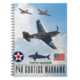 CUADERNO ESCUADRÓN DE COMBATE P-40 CURTISS WARHAWK