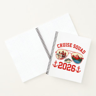 Cuaderno Escuadrón de crucero Suiza Viaje de vacaciones 202