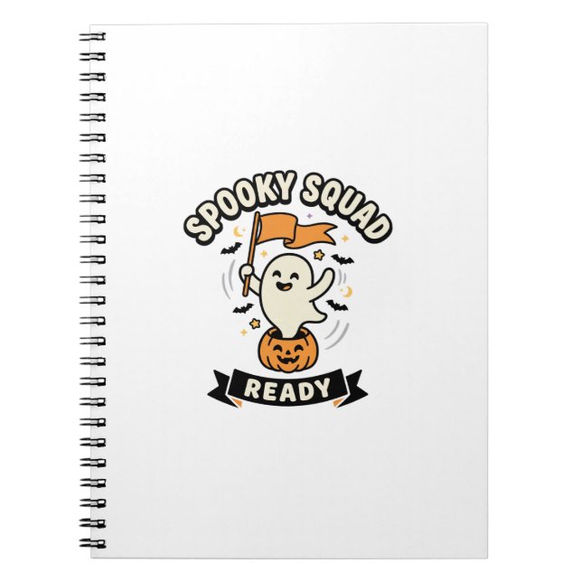 Cuaderno Escuadrón de Fantasmas de Halloween (Frente)