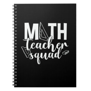 Cuaderno Escuadrón de Maestros Maestros Maestros Math