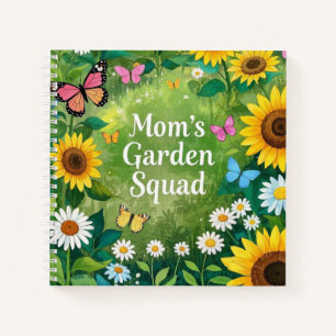 Cuaderno Escuadrón del Jardín del Día de las Madres de Sunf
