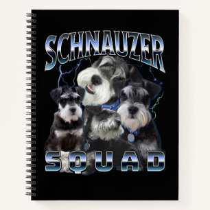 Cuaderno Escuadrón Schnauzer - Estilo de rap Bootleg