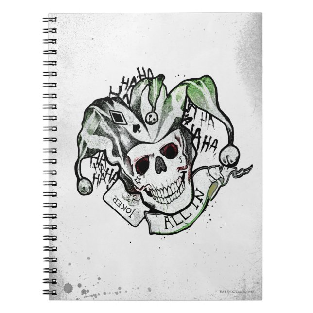 Cuaderno Escuadrón suicida | Broker Skull "All In" Tattoo A (Frente)