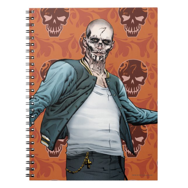 Cuaderno Escuadrón suicida | El Diablo Comic Book Art (Frente)
