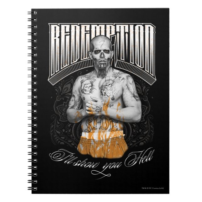 Cuaderno Escuadrón suicida | El Diablo "Tatuaje de la reden (Frente)
