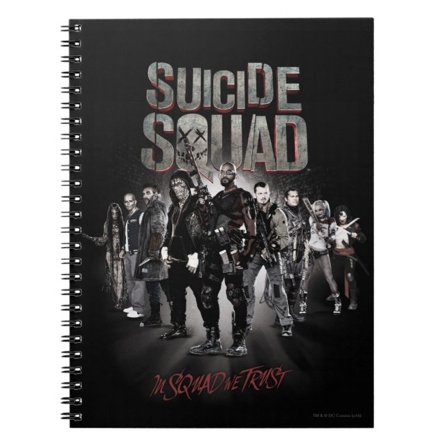 Cuaderno Escuadrón suicida |Grupo de tareas X Lineup (Frente)