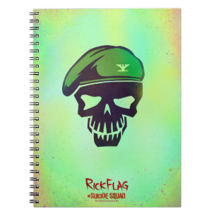 Cuaderno Escuadrón suicida  Icono de Cabeza de Marca Rick