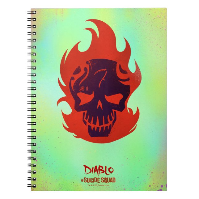 Cuaderno Escuadrón suicida | Icono de Diablo (Frente)