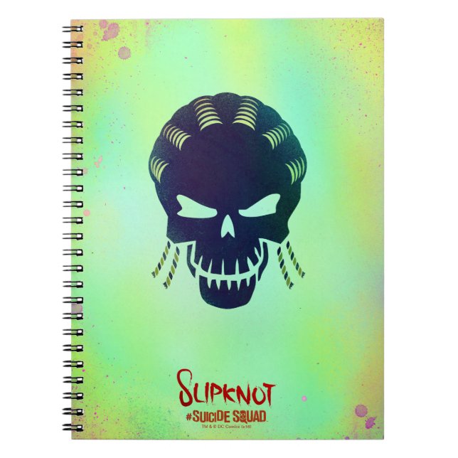 Cuaderno Escuadrón suicida | Icono de la cabeza de Sliknot (Frente)