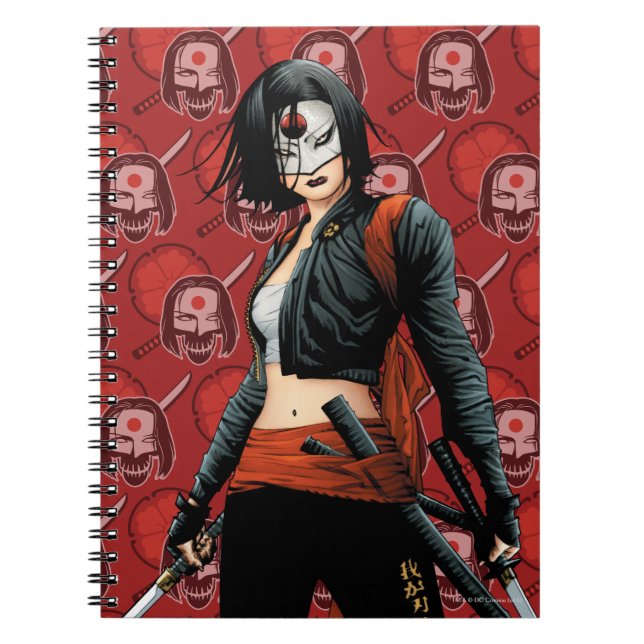 Cuaderno Escuadrón suicida | Katana Comic Book Art (Frente)