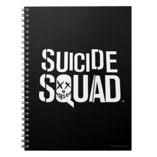 Cuaderno Escuadrón suicida   Logotipo blanco