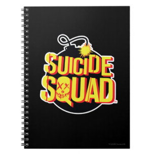 Cuaderno Escuadrón suicida   Logotipo de bomba