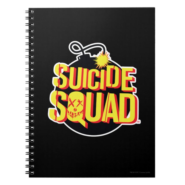 Cuaderno Escuadrón suicida | Logotipo de bomba (Frente)