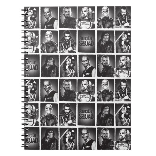 Cuaderno Escuadrón suicida | Patrón del anuario (Frente)