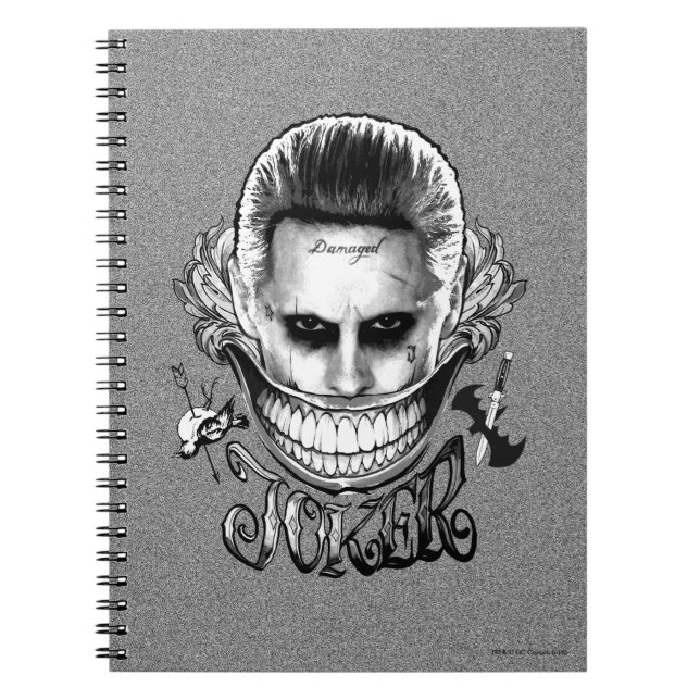 Cuaderno Escuadrón suicida | Sonrisa de broma (Frente)