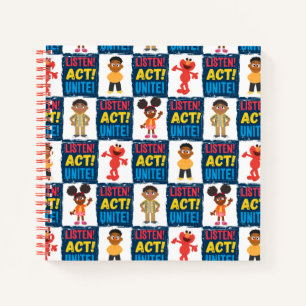 Cuaderno ¡Escucha! ¡Actúa! ¡Únete! Estampado