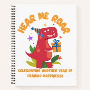 Cuaderno Escuchar rugir Cochlear Implante Audiencia Cumplea