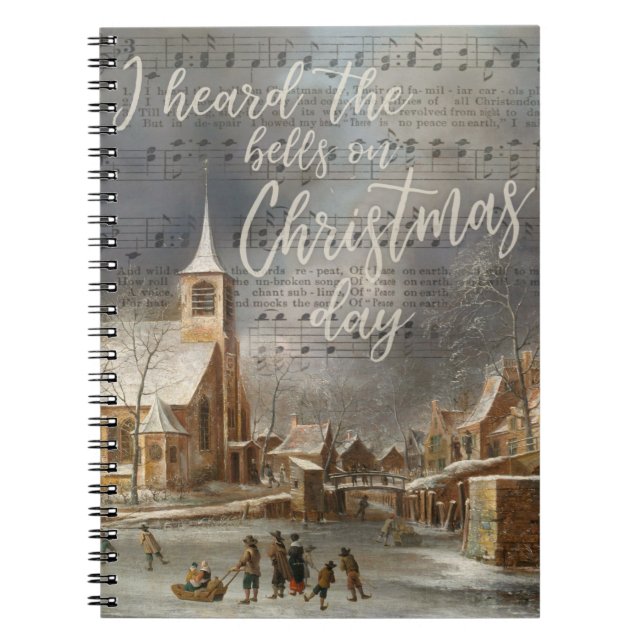 Cuaderno Escuché las campanas el día del Navidad, Iglesia d (Frente)
