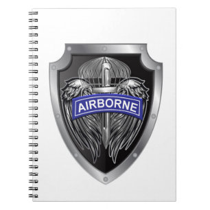 Cuaderno Escudo aéreo alado diseñado especialmente