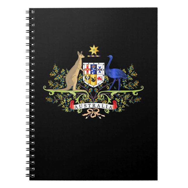 Cuaderno Escudo de armas de Australia (Frente)
