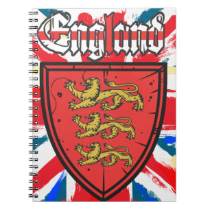 Cuaderno Escudo de armas de Inglaterra