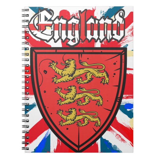 Cuaderno Escudo de armas de Inglaterra (Frente)