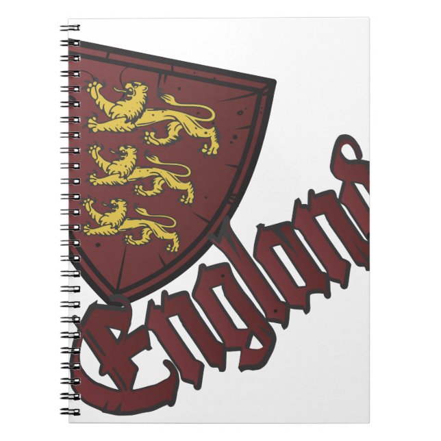 Cuaderno Escudo de armas de Inglaterra (Frente)