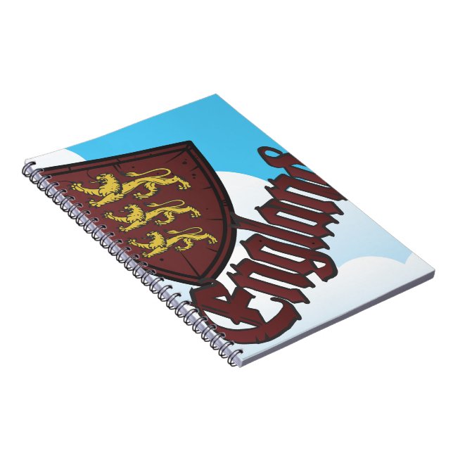 Cuaderno Escudo de armas de Inglaterra (Lado Derecho)