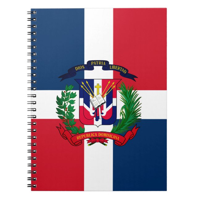Cuaderno Escudo de armas de la República Dominicana (Frente)