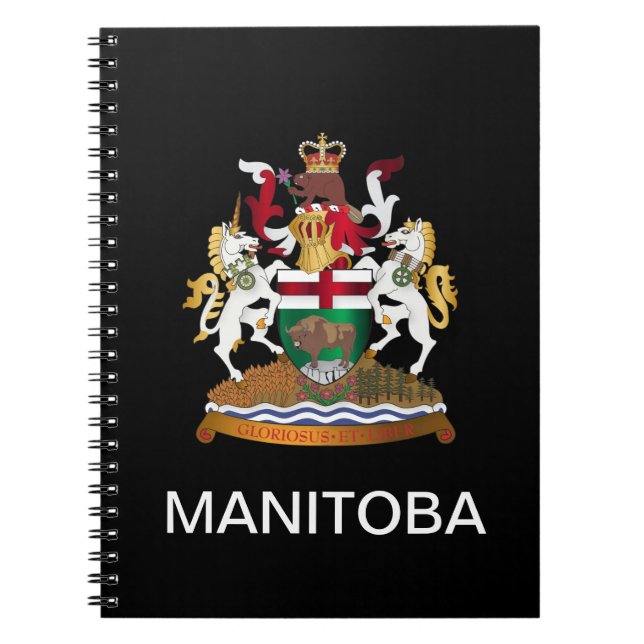 Cuaderno Escudo de armas de Manitoba (Frente)
