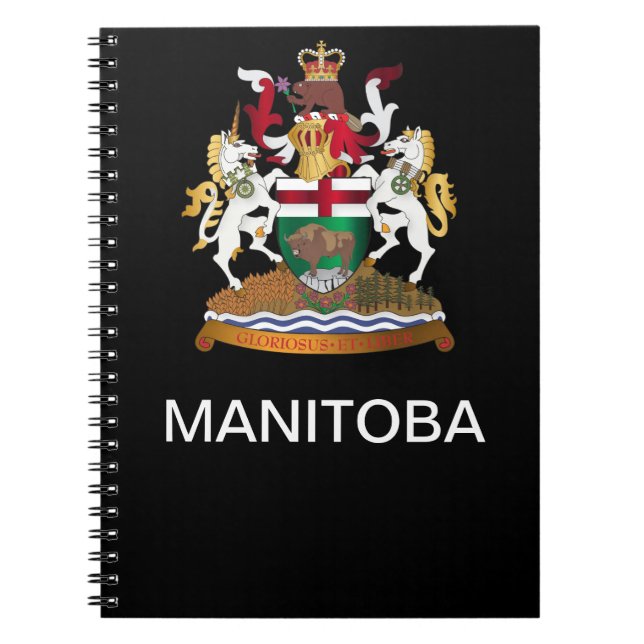 Cuaderno Escudo de armas de Manitoba (Frente)