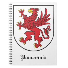 Cuaderno Escudo de Armas de Pomerania Grifo Majestuoso Arte