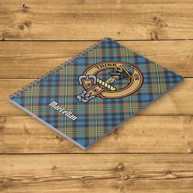 Cuaderno Escudo de armas del Clan MacLellan sobre antiguo t (Subido por el creador)
