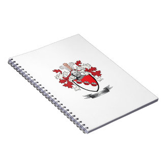 Cuaderno Escudo de armas del escudo de la familia de