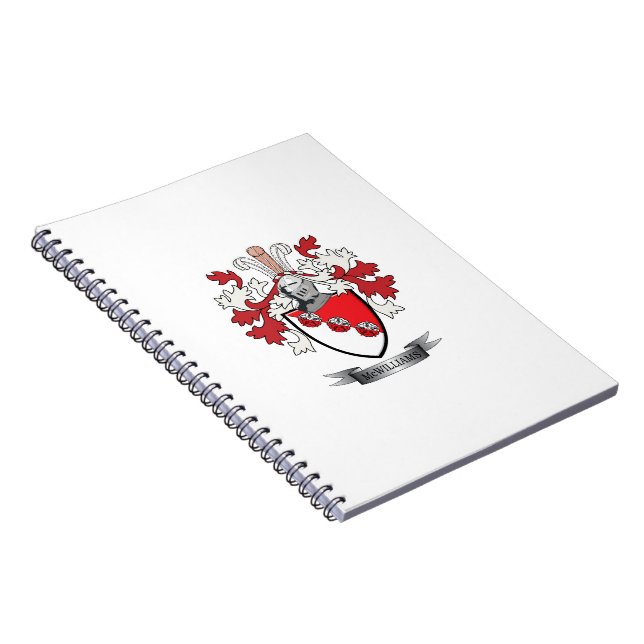 Cuaderno Escudo de armas del escudo de la familia de (Lado Derecho)