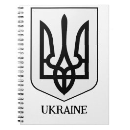 Cuaderno Escudo de Armas del Estado de Ucrania Arte Minimal