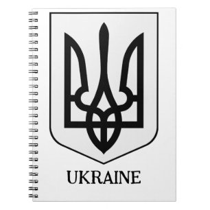 Cuaderno Escudo de Armas del Estado de Ucrania Arte Minimal