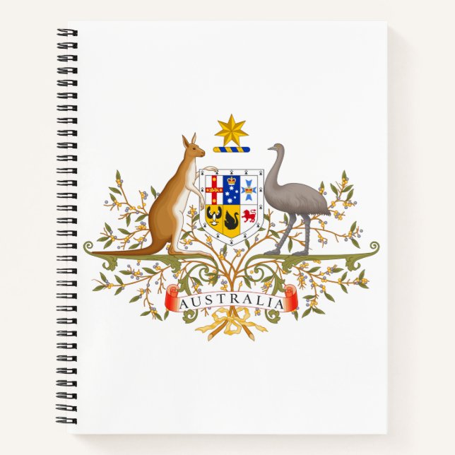 Cuaderno Escudo de Australia (Anverso)