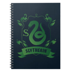 Cuaderno Escudo de la Casa SLYTHERIN™ Ornamentado