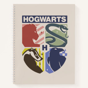 Cuaderno Escudo estampado vintage de HOGWARTS™