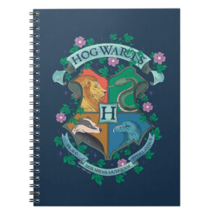 Cuaderno Escudo floral de HOGWARTS™