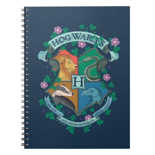 Cuaderno Escudo floral de HOGWARTS™ (Frente)