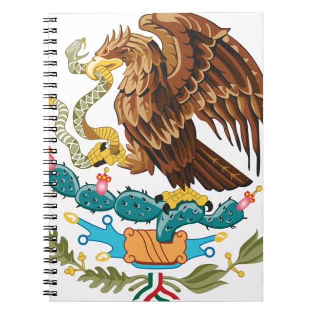Cuaderno Escudo Nacional de México - Emblema Mexicano (Frente)